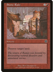 Magic: The Gathering Stone Rain (215) Lightly Played