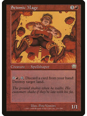 Magic: The Gathering Seismic Mage (211) Moderately Played