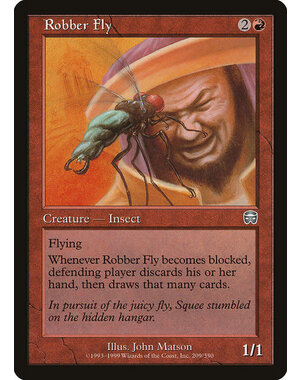 Magic: The Gathering Robber Fly (209) Moderately Played