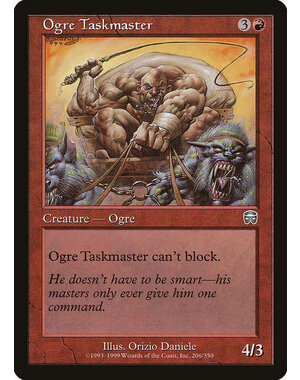 Magic: The Gathering Ogre Taskmaster (206) Moderately Played