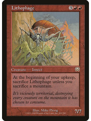 Magic: The Gathering Lithophage (202) Lightly Played