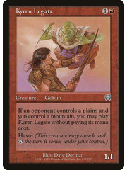 Magic: The Gathering Kyren Legate (197) Moderately Played