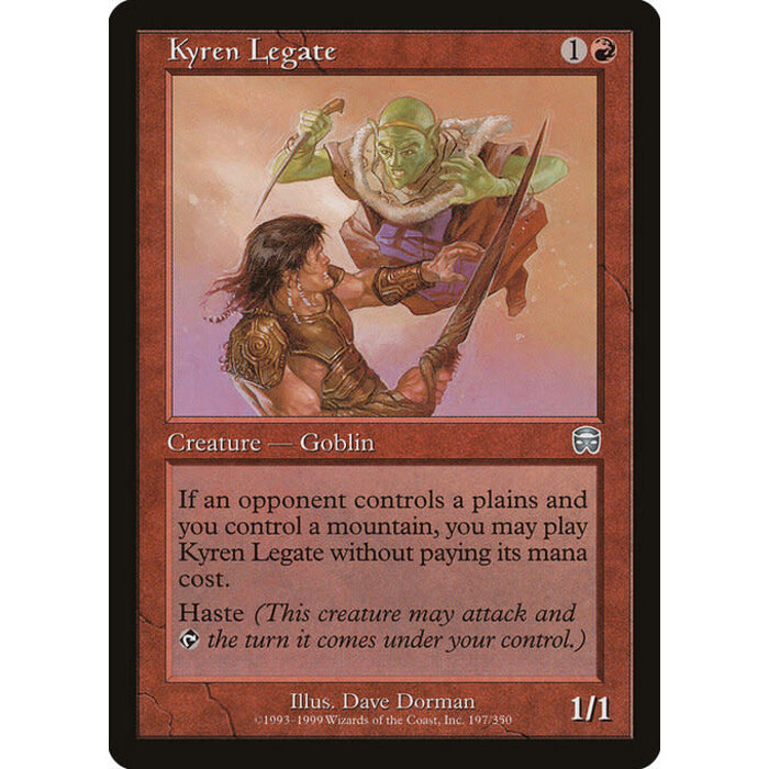 Magic: The Gathering Kyren Legate (197) Moderately Played