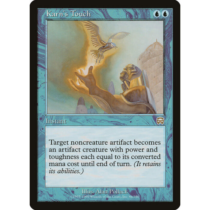 Magic: The Gathering Karn's Touch (086) Lightly Played