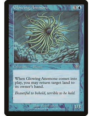 Magic: The Gathering Glowing Anemone (081) Moderately Played