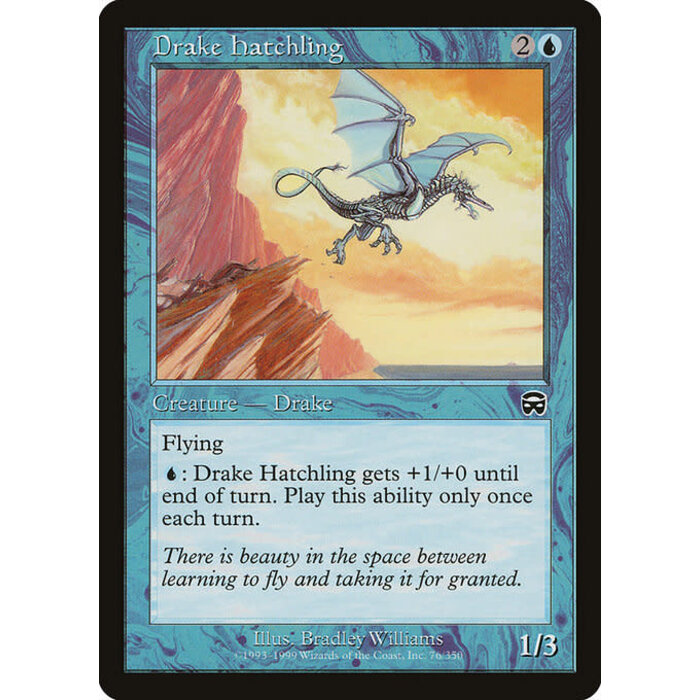 Magic: The Gathering Drake Hatchling (076) Moderately Played
