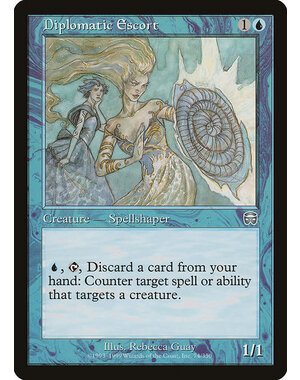 Magic: The Gathering Diplomatic Escort (074) Lightly Played