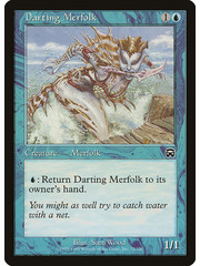 Magic: The Gathering Darting Merfolk (072) Moderately Played