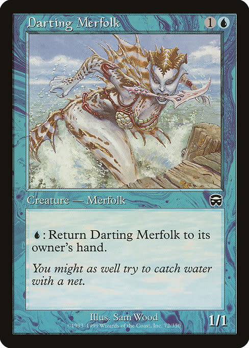 Magic: The Gathering Darting Merfolk (072) Moderately Played - Kingslayer  Games