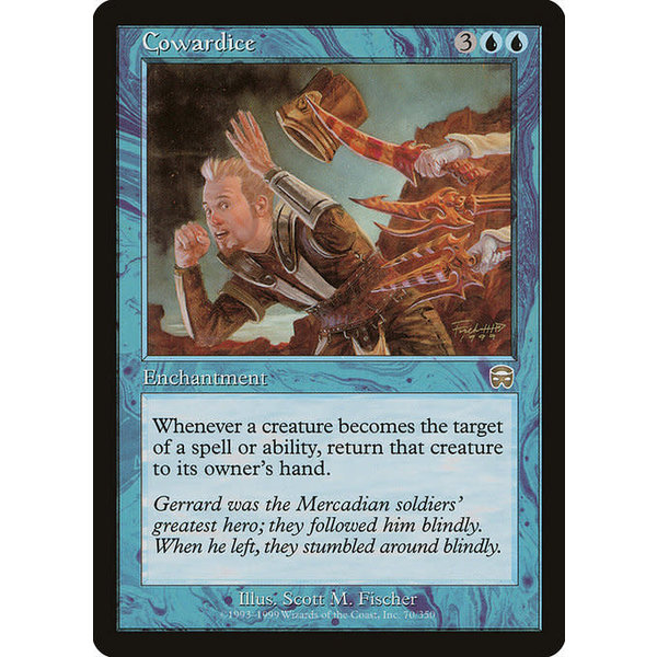 Magic: The Gathering Cowardice (070) Lightly Played