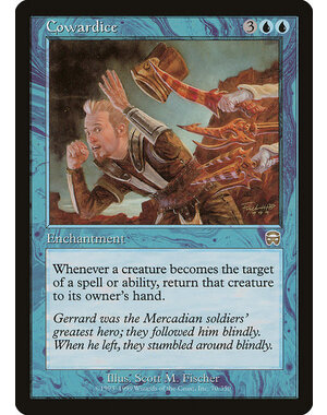 Magic: The Gathering Cowardice (070) Moderately Played