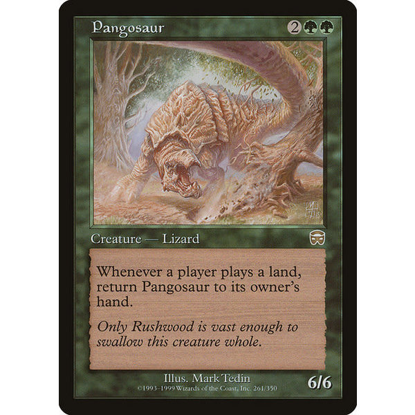 Magic: The Gathering Pangosaur (261) Moderately Played