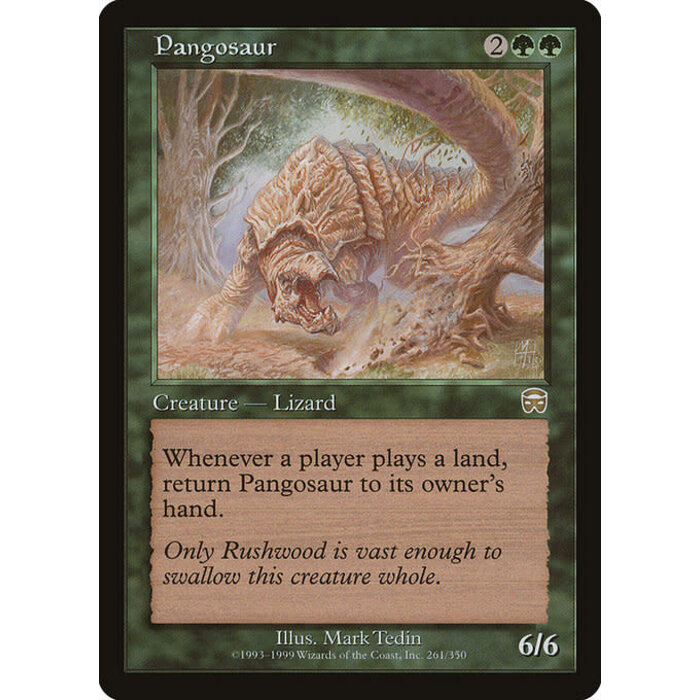 Magic: The Gathering Pangosaur (261) Moderately Played