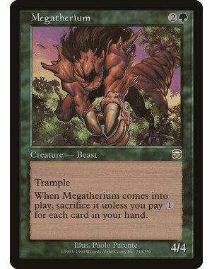 Magic: The Gathering Megatherium (259) Lightly Played