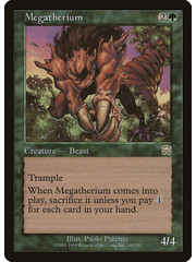 Magic: The Gathering Megatherium (259) Moderately Played