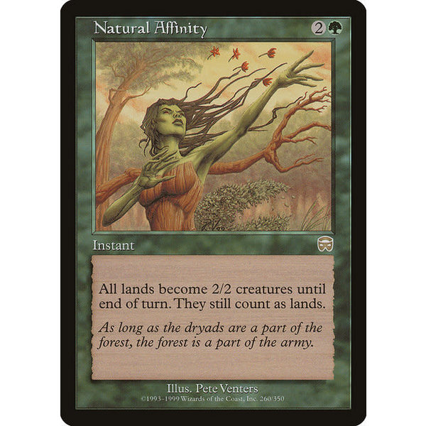 Magic: The Gathering Natural Affinity (260) Moderately Played