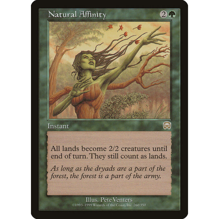 Magic: The Gathering Natural Affinity (260) Moderately Played