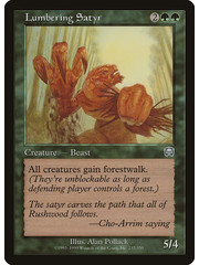 Magic: The Gathering Lumbering Satyr (257) Lightly Played