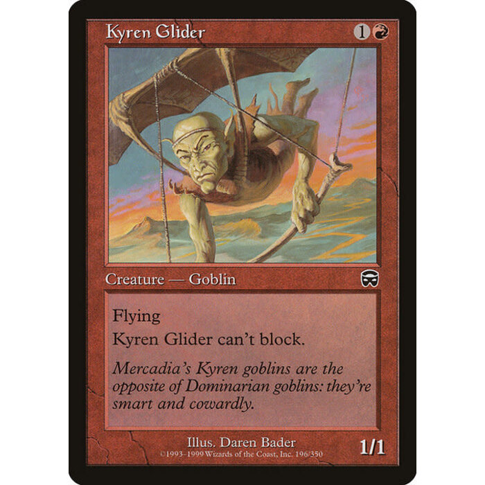Magic: The Gathering Kyren Glider (196) Heavily Played