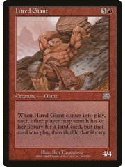 Magic: The Gathering Hired Giant (194) Heavily Played