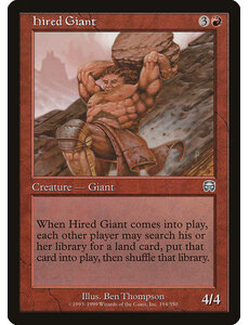 Magic: The Gathering Hired Giant (194) Heavily Played
