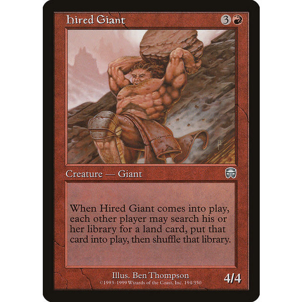 Magic: The Gathering Hired Giant (194) Heavily Played