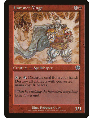 Magic: The Gathering Hammer Mage (193) Lightly Played