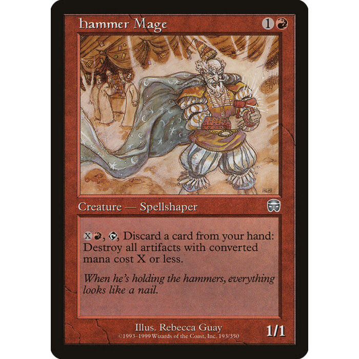 Magic: The Gathering Hammer Mage (193) Lightly Played