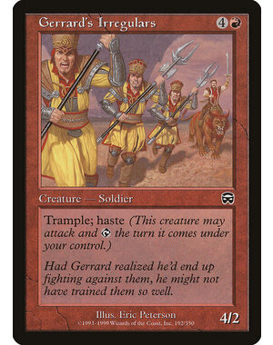 Magic: The Gathering Gerrard's Irregulars (192) Moderately Played