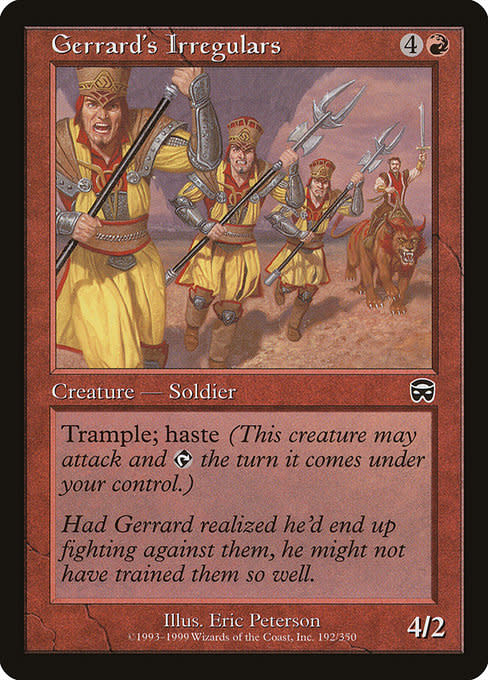 Magic: The Gathering Gerrard's Irregulars (192) Moderately Played - Kingslayer Games Magic: The Gathering Gerrard's Irregulars (192) Moderately Played - Kingslayer Games