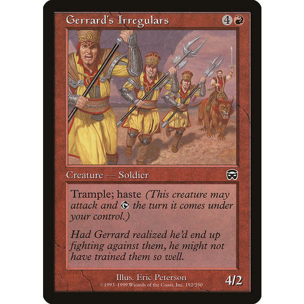 Magic: The Gathering Gerrard's Irregulars (192) Lightly Played