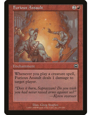 Magic: The Gathering Furious Assault (191) Heavily Played