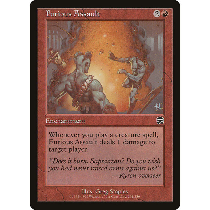 Magic: The Gathering Furious Assault (191) Lightly Played