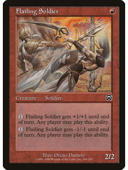 Magic: The Gathering Flailing Soldier (189) Heavily Played