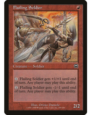 Magic: The Gathering Flailing Soldier (189) Heavily Played