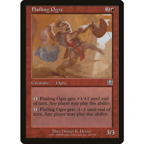 Magic: The Gathering Flailing Ogre (188) Moderately Played