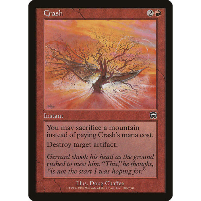 Magic: The Gathering Crash (186) Lightly Played
