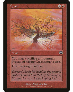 Magic: The Gathering Crash (186) Moderately Played
