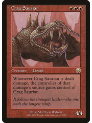 Magic: The Gathering Crag Saurian (185) Lightly Played
