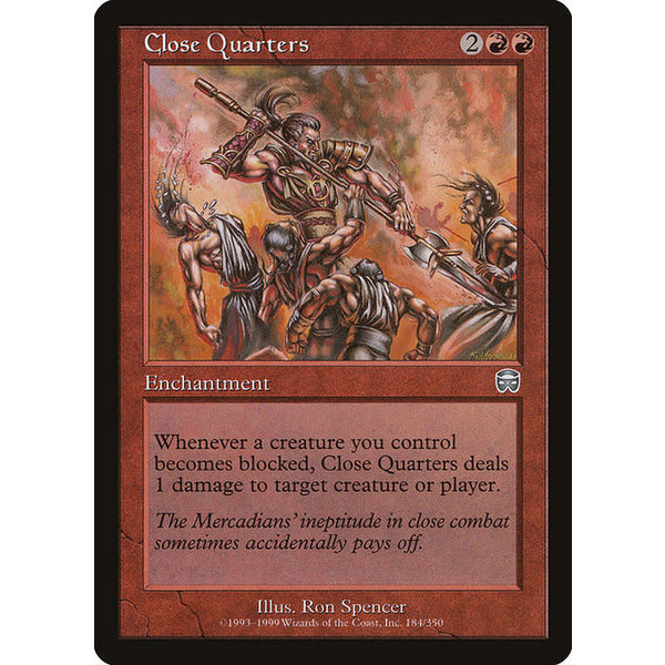 Magic: The Gathering Close Quarters (184) Moderately Played