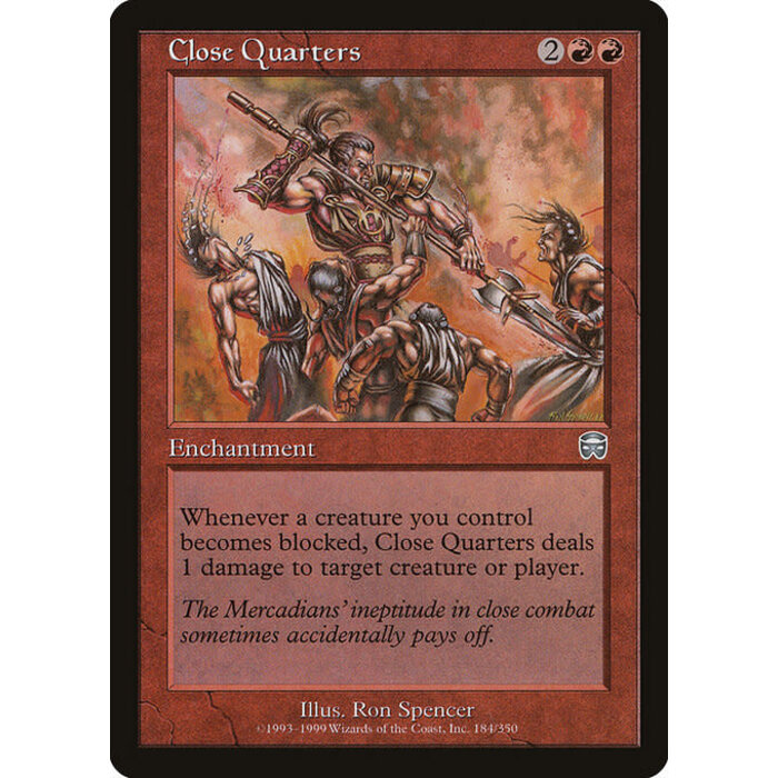 Magic: The Gathering Close Quarters (184) Moderately Played