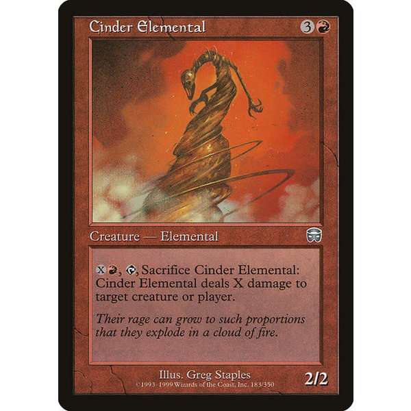 Magic: The Gathering Cinder Elemental (183) Lightly Played