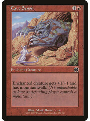 Magic: The Gathering Cave Sense (179) Moderately Played