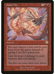 Magic: The Gathering Cave-In (180) Moderately Played