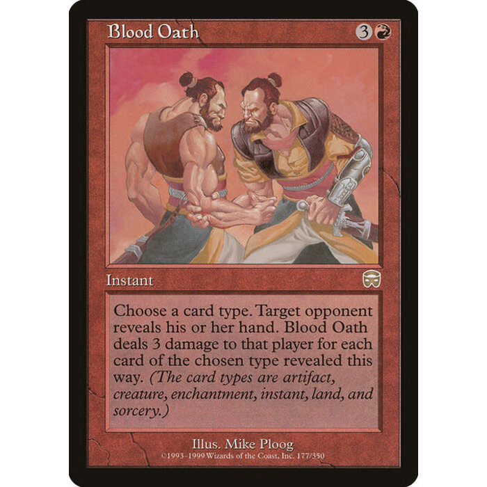 Magic: The Gathering Blood Oath (177) Lightly Played