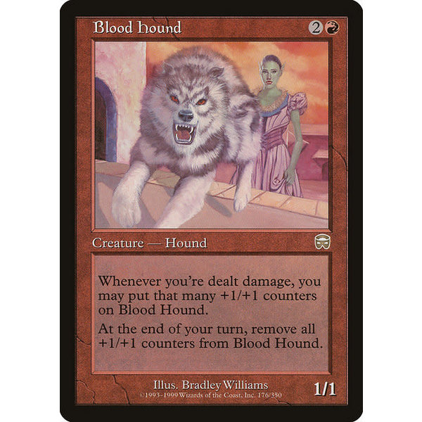 Magic: The Gathering Blood Hound (176) Heavily Played