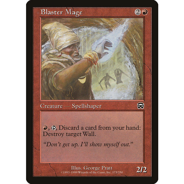 Magic: The Gathering Blaster Mage (175) Moderately Played