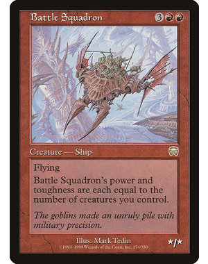 Magic: The Gathering Battle Squadron (174) Heavily Played