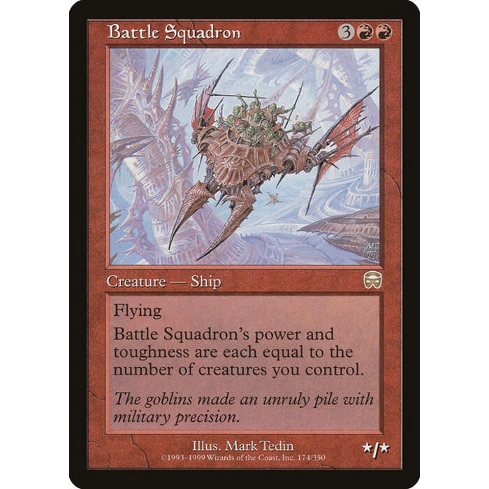 Magic: The Gathering Battle Squadron (174) Heavily Played