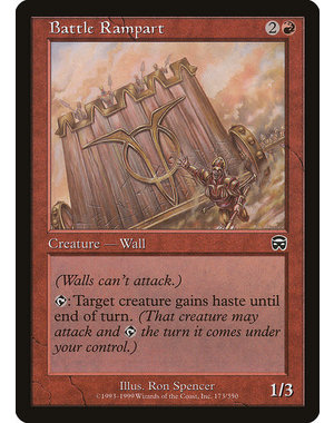 Magic: The Gathering Battle Rampart (173) Lightly Played